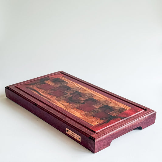 The Ourea End-Grain Cutting Board l 15" x 8.25" x 1.25"
